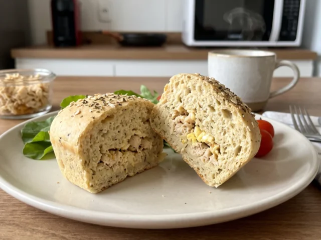 Pão de frango de micro-ondas