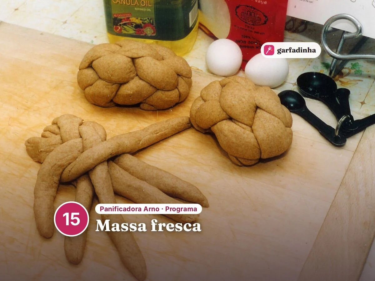 Massa fresca feito na panificadora Arno (programa 15)