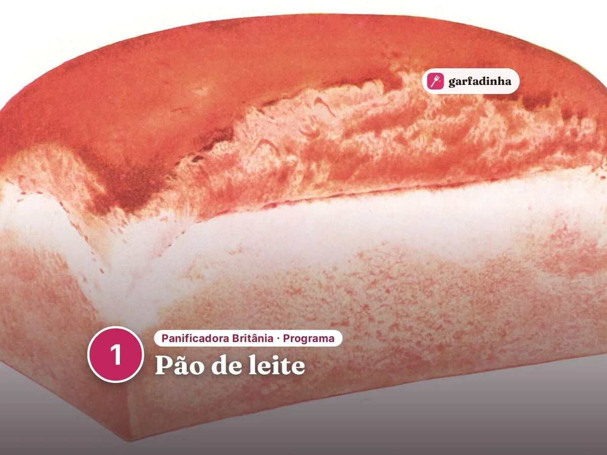 Pão de leite feito na panificadora Britânia (programa 1)