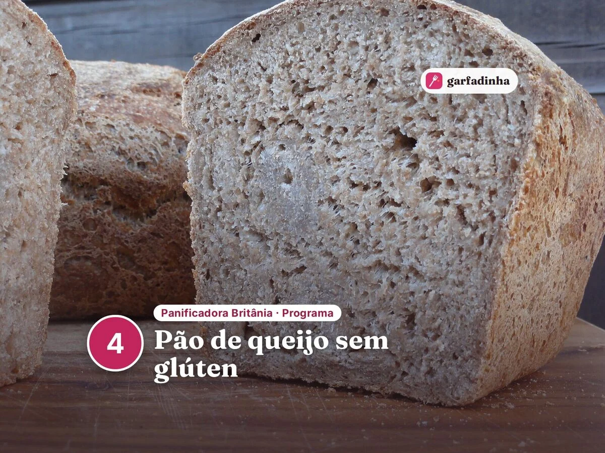 Pão de queijo sem glúten feito na panificadora Britânia (programa 4)