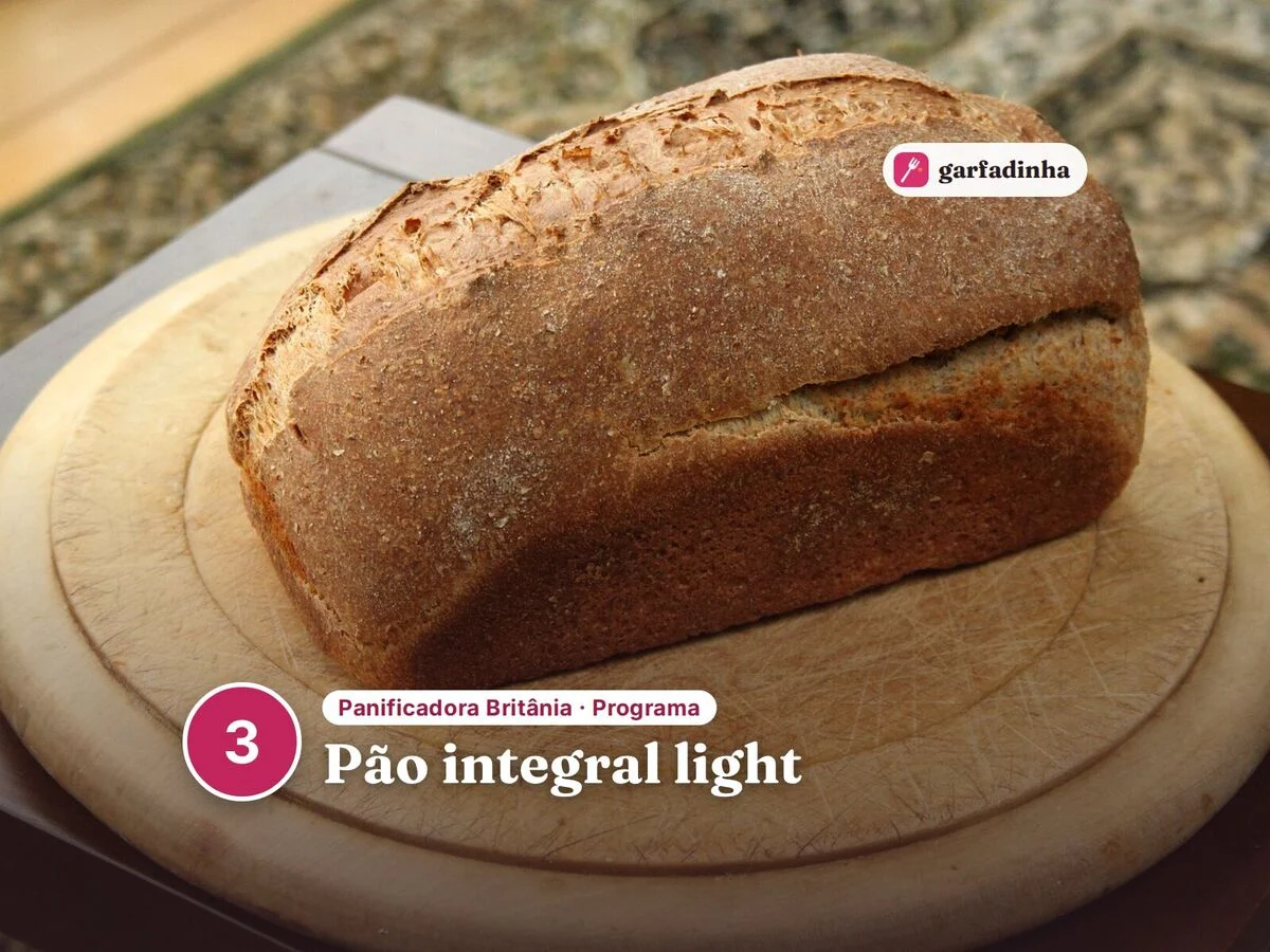 Pão integral light feito na panificadora Britânia (programa 3)