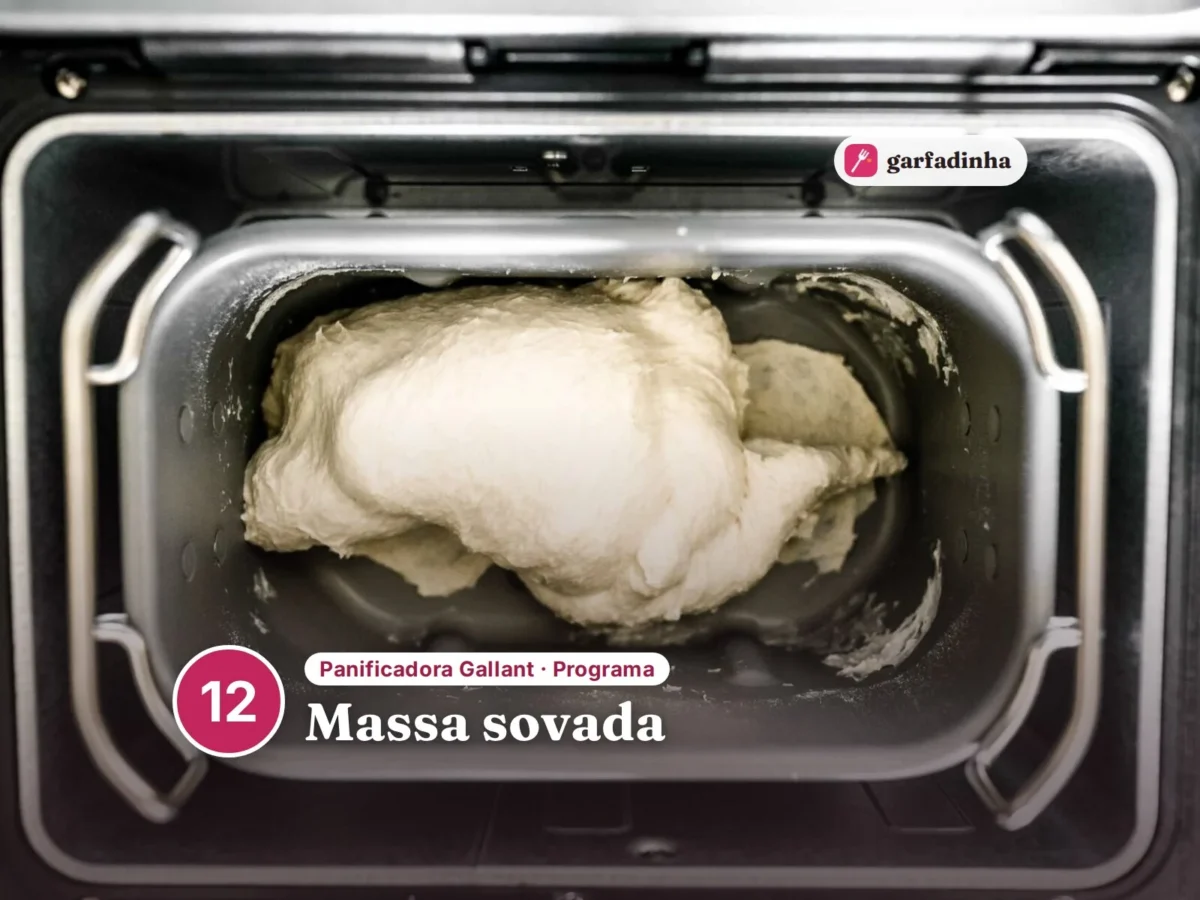 Massa sovada (Sovar) feito na panificadora Gallant (programa 12)