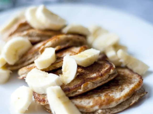 Panqueca de banana e aveia